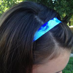 1 Tie Dye Elastic Headband - Fold Over Elastic Of..