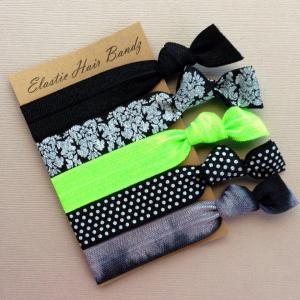 The Lime Sophisticated Hair Tie Ponytail Holder..