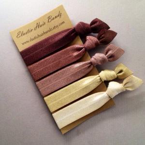 The Chocolate Ombre Hair Tie-ponytail Holder..