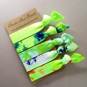 The Ashley Tie Dye Hair Tie - Ponytail Holders By..