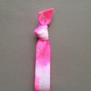 1 Hot Fuchsia Tie Dye Hair Tie by E..
