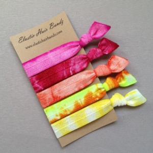 The Sunshine Tie Dye Hair Tie Collection - 5..