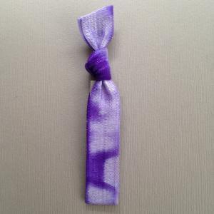 1 Violet on Violet Tie Dye Hair Tie..