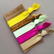The Autumn Hair Tie Ponytail Holder Collection by Elastic Hair Bandz on Etsy