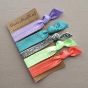 The Pia Hair Tie Ponytail Holder Collection by Elastic Hair Bandz on Etsy