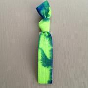 1 Lime-Sky Tie Dye Hair Tie by Elastic Hair Bandz on Etsy
