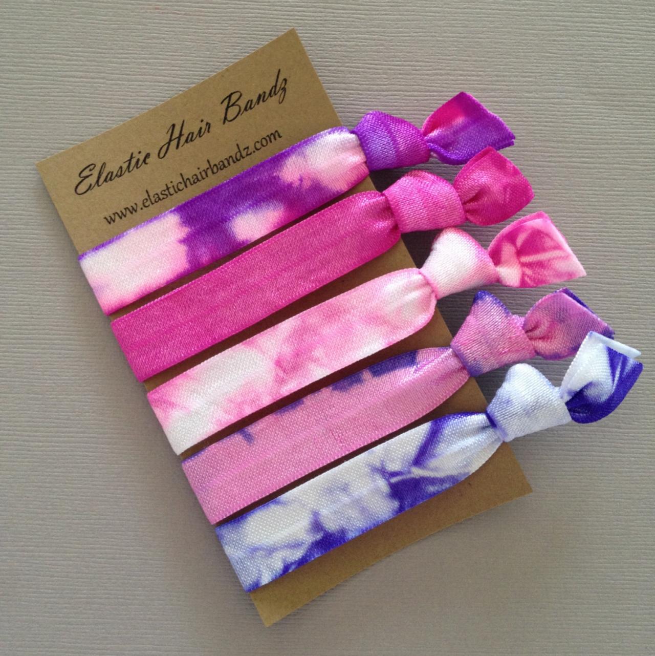 The Molly Hair Tie - Ponytail Holder Collection - 5 Elastic Hair Ties By Elastic Hair Bandz On Etsy