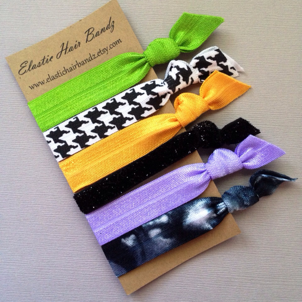 The Coraline Hair Tie-ponytail Holder Collection By Elastic Hair Bandz On Etsy