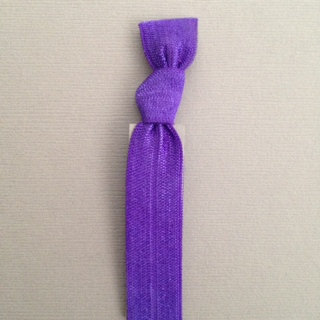 1 Violet Hand Dyed Hair Tie by Elastic Hair Bandz on Etsy