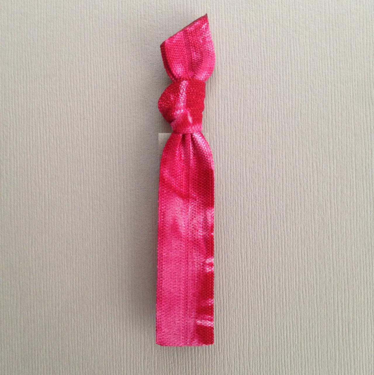 1 Crimson Tie Dye Hair Tie by Elastic Hair Bandz on Etsy